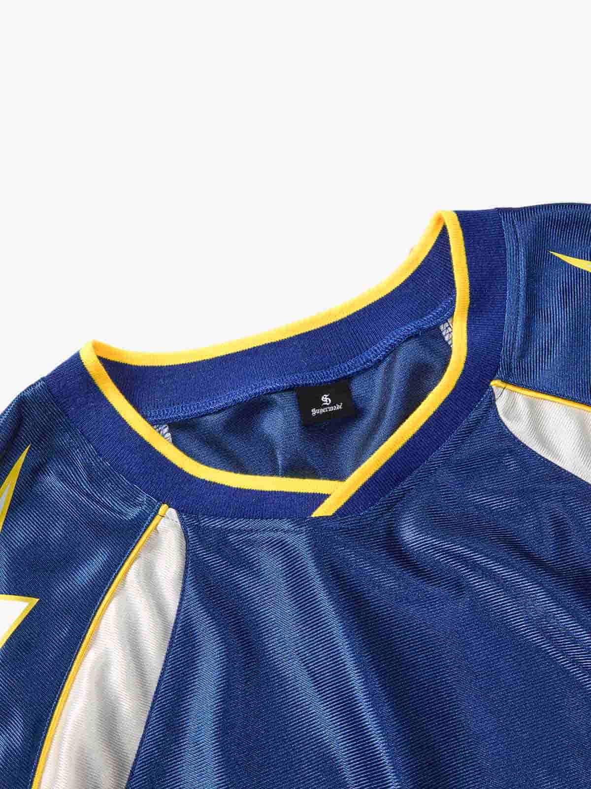 Lightning Colorblock Mesh Jersey T-Shirt