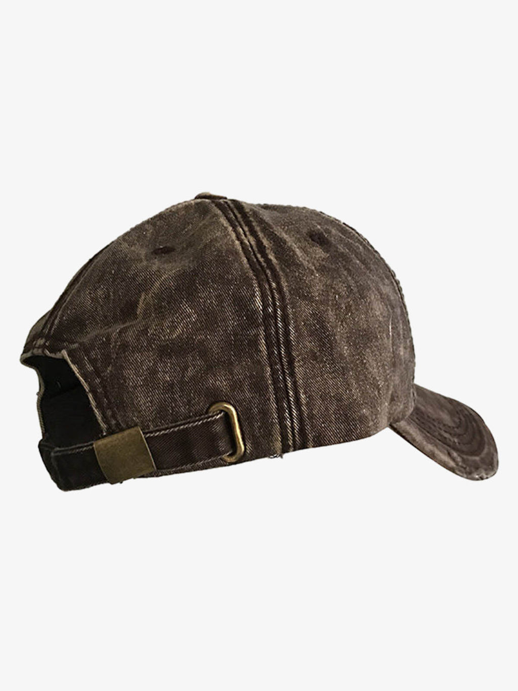 Washed Distressed Frayed Brim Baseball Cap