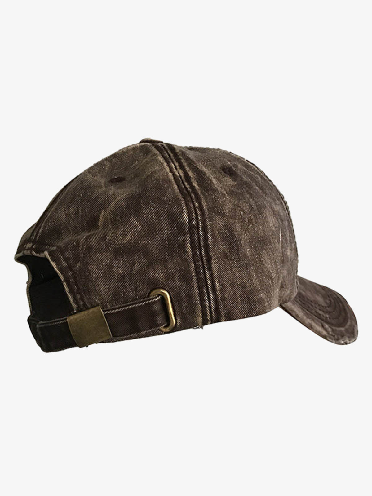 Washed Distressed Frayed Brim Baseball Cap