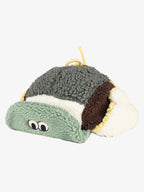 Block Faux Sherpa Frog Ear Flap Hat