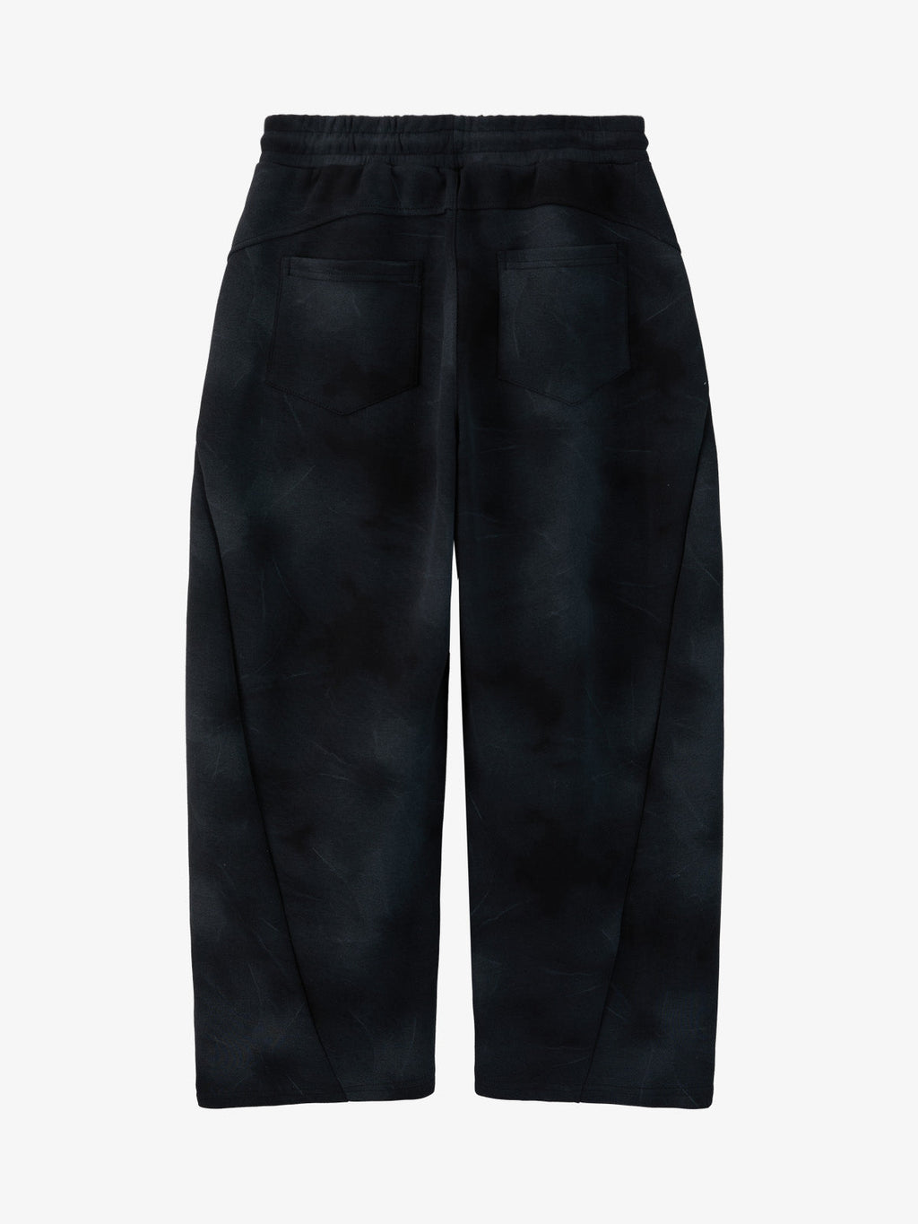 Vintage Washed Tie-Dye Zip Up Hoodie & Barrel Sweatpants Tracksuit