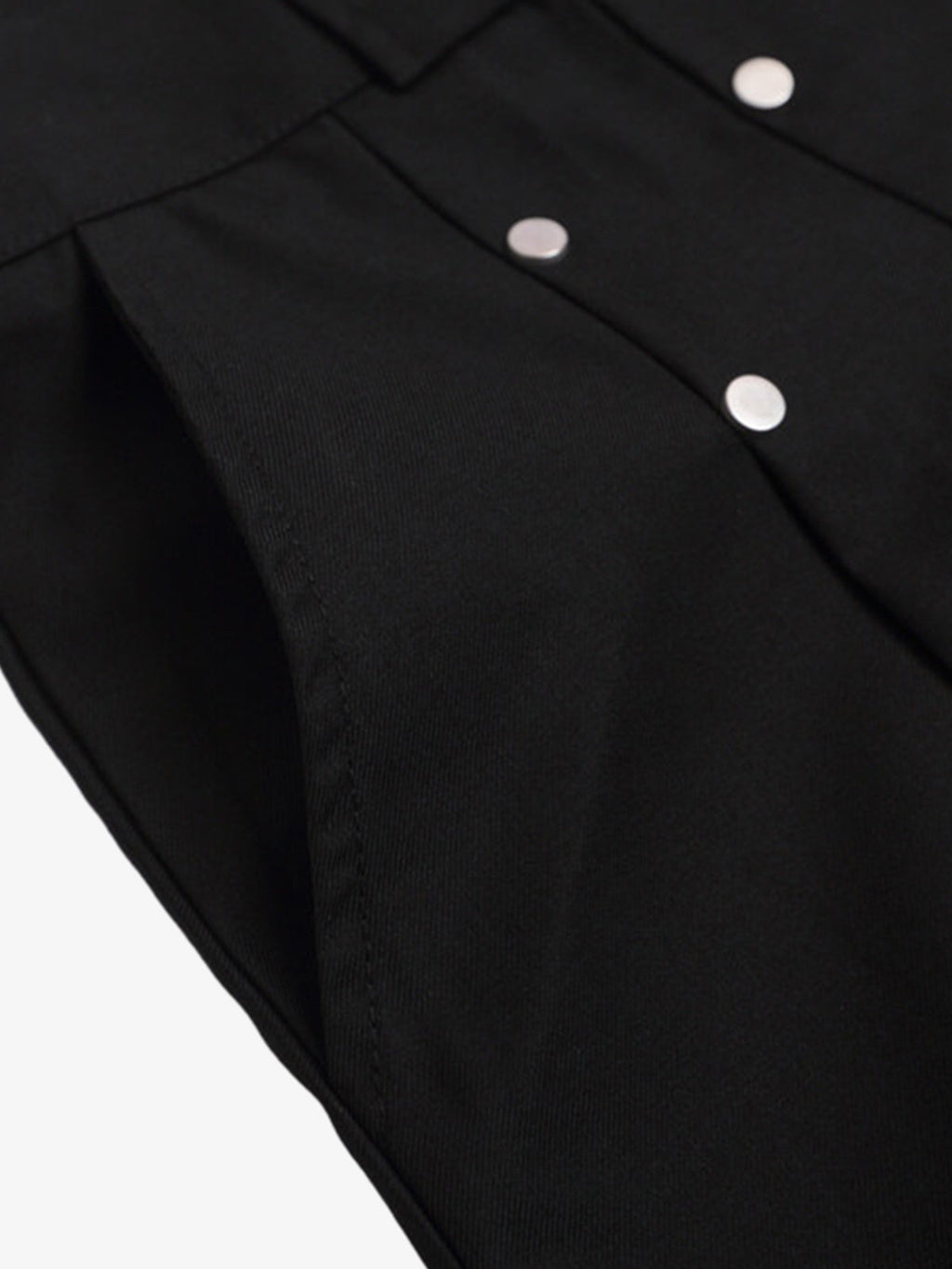 Pleated Design Pendant Decoration Baggy Shorts - 2482