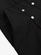 Pleated Design Pendant Decoration Baggy Shorts - 2482