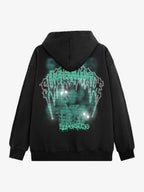 Gothic Skull Graphic Hoodie
