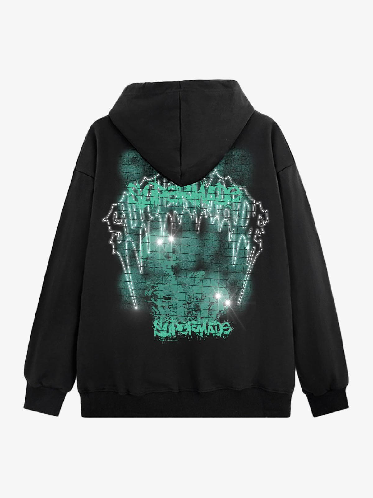Gothic Skull Graphic Hoodie
