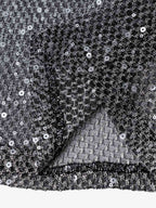 Glitter Niche See-Through Mesh T-Shirt