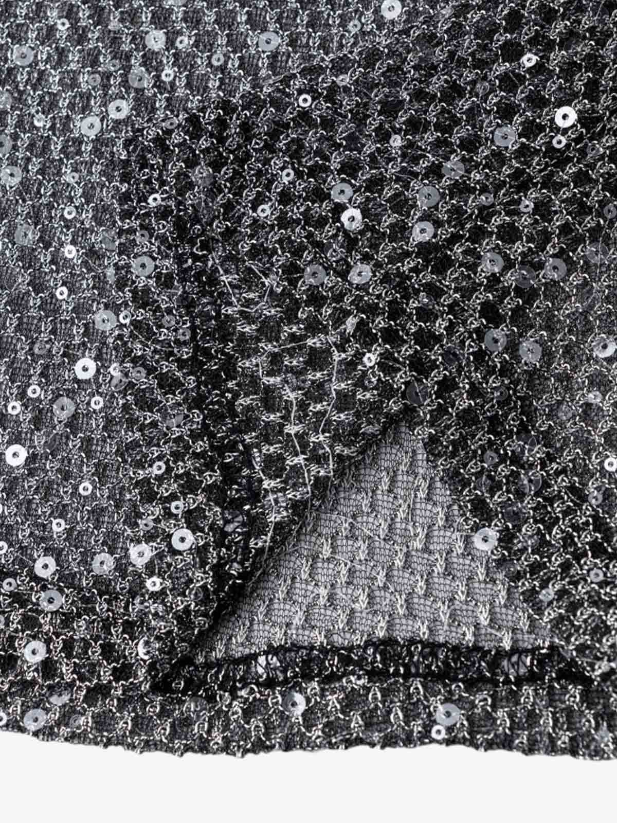 Glitter Niche See-Through Mesh T-Shirt