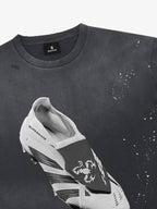 Vintage Soccer Cleat Graphic T-Shirt