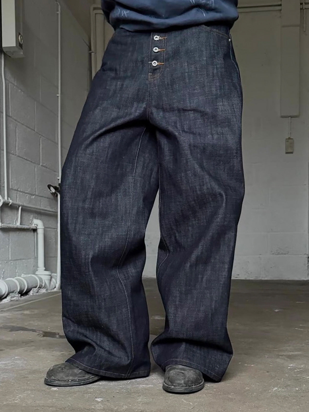 Scimitar 3D Baggy Original Denim Straight Jeans - 2571