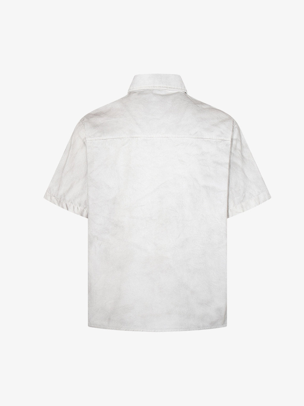 Graphic Patchwork Paint Splatter Shirt
