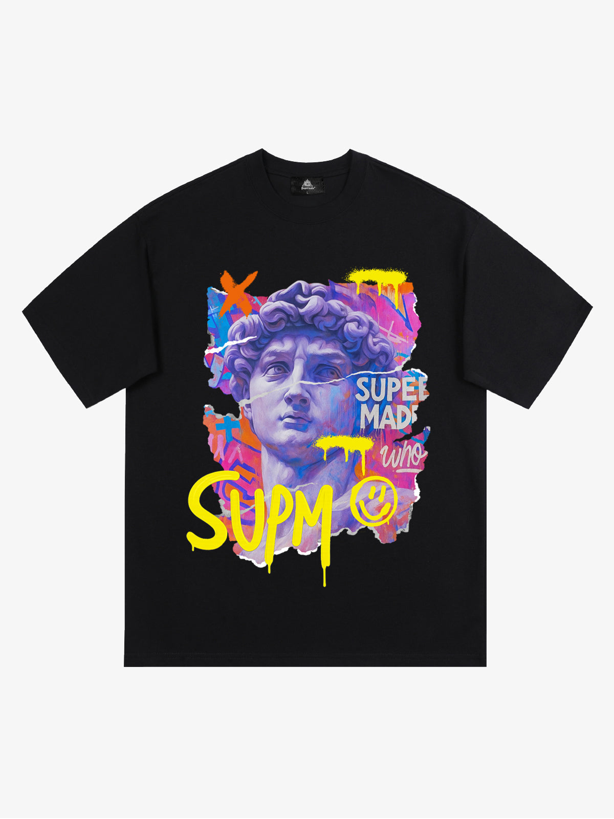 David Sculpture Vibrant Graffiti Art T-Shirt