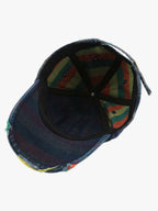 Vintage Washed Distressed Denim Baseball Cap