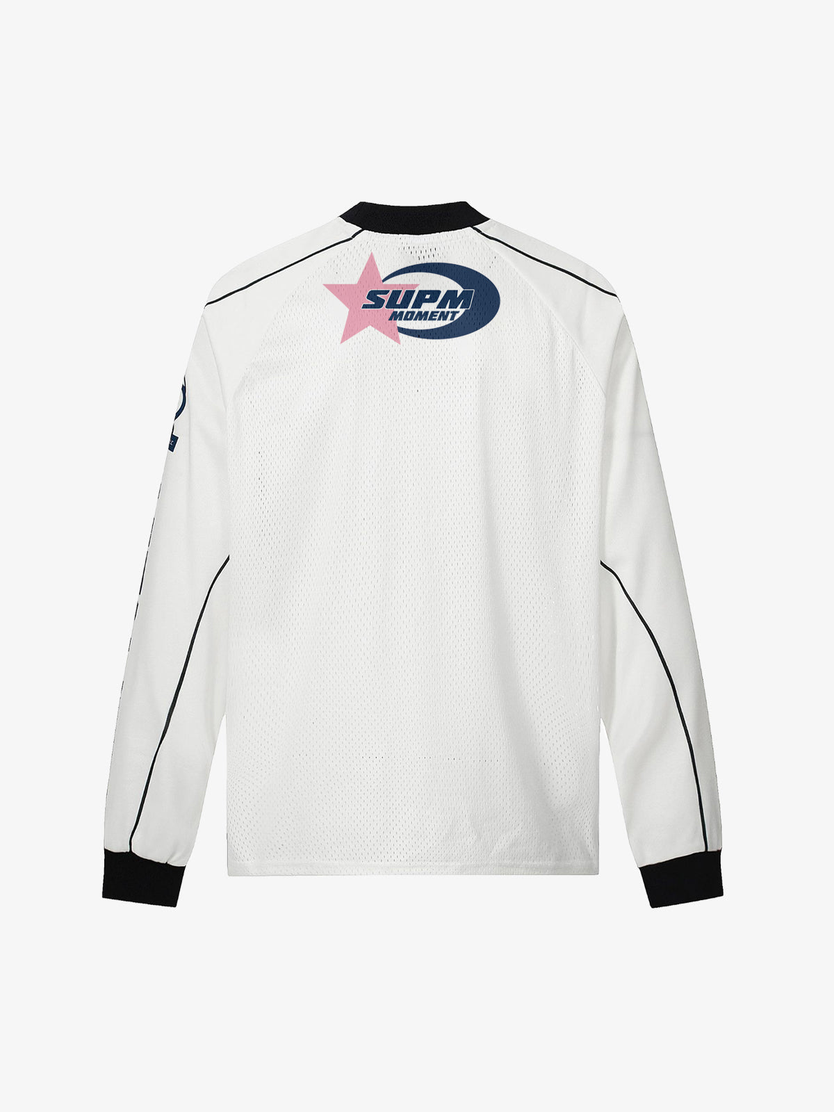 precipice Jersey Graffiti Letter Long Sleeve T-Shirt
