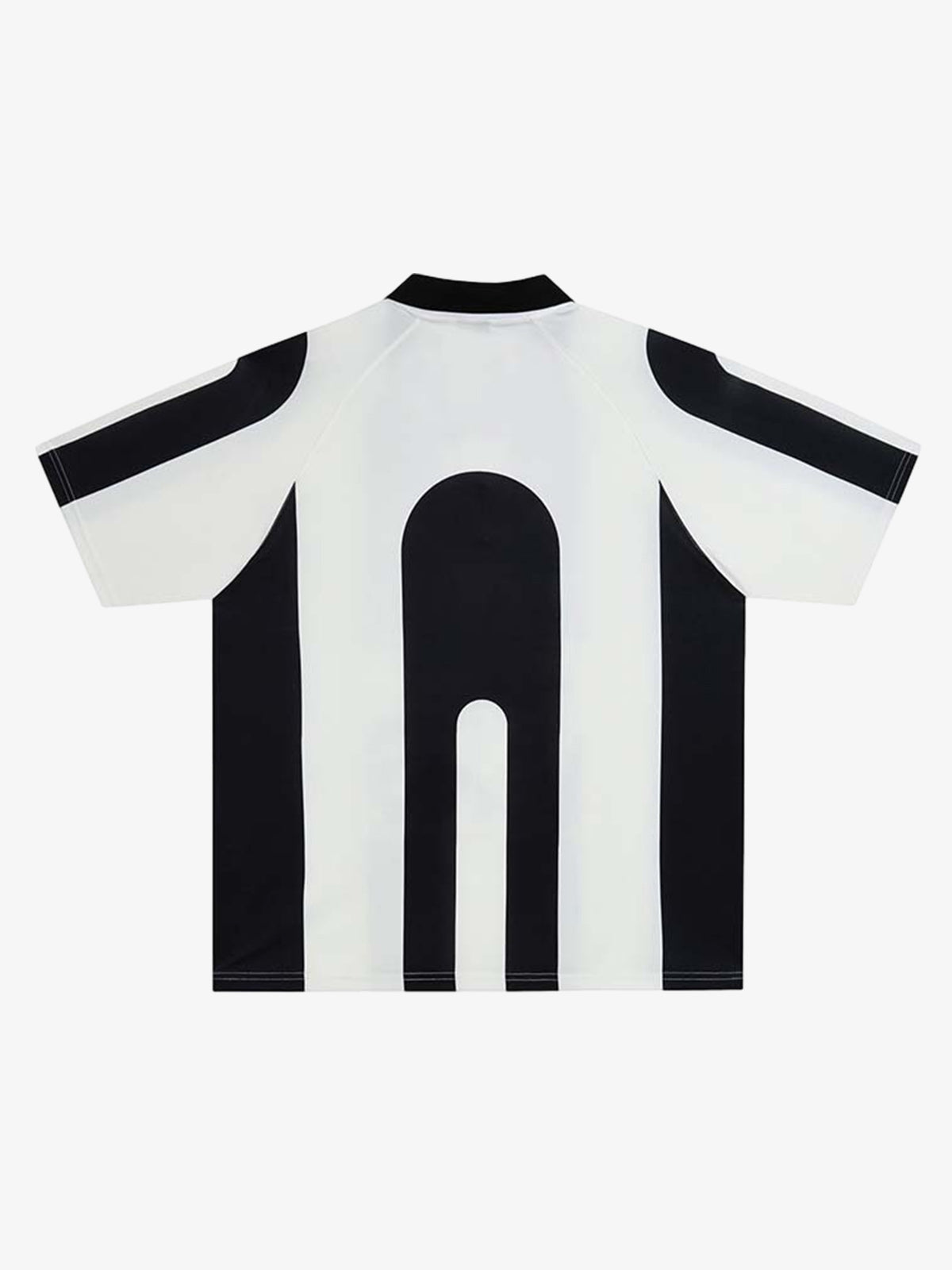 Retro Blokecore Graphic Print Soccer Jersey
