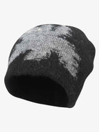 Vintage Fuzzy Cat Pattern Knit Beanie Hat
