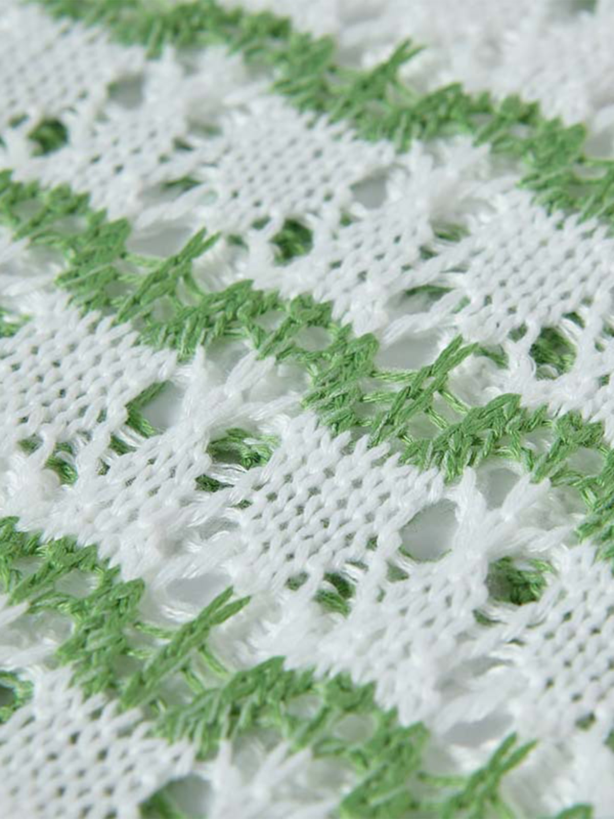 Retro Open-Knit Polo Shirt