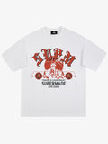 SUPM Slogan Graphic Retro Streetwear T-Shirt