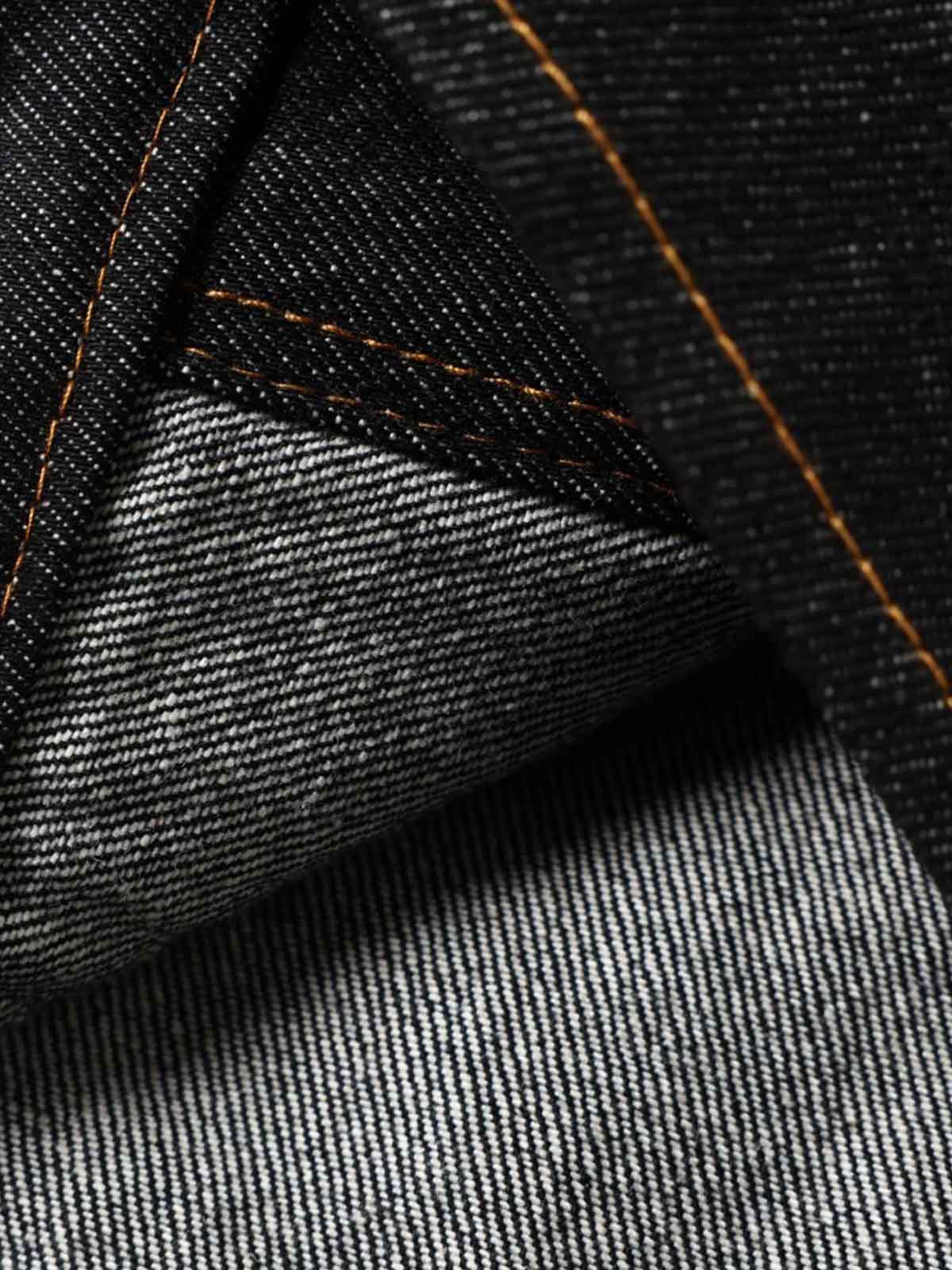 Stand Collar Clasp Detail Denim Jacket