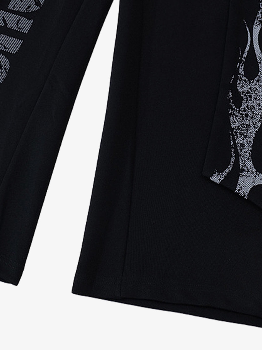 Dark Street Letter Flame Sweatpants