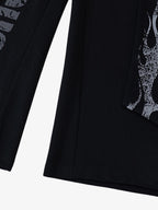 Dark Street Letter Flame Sweatpants