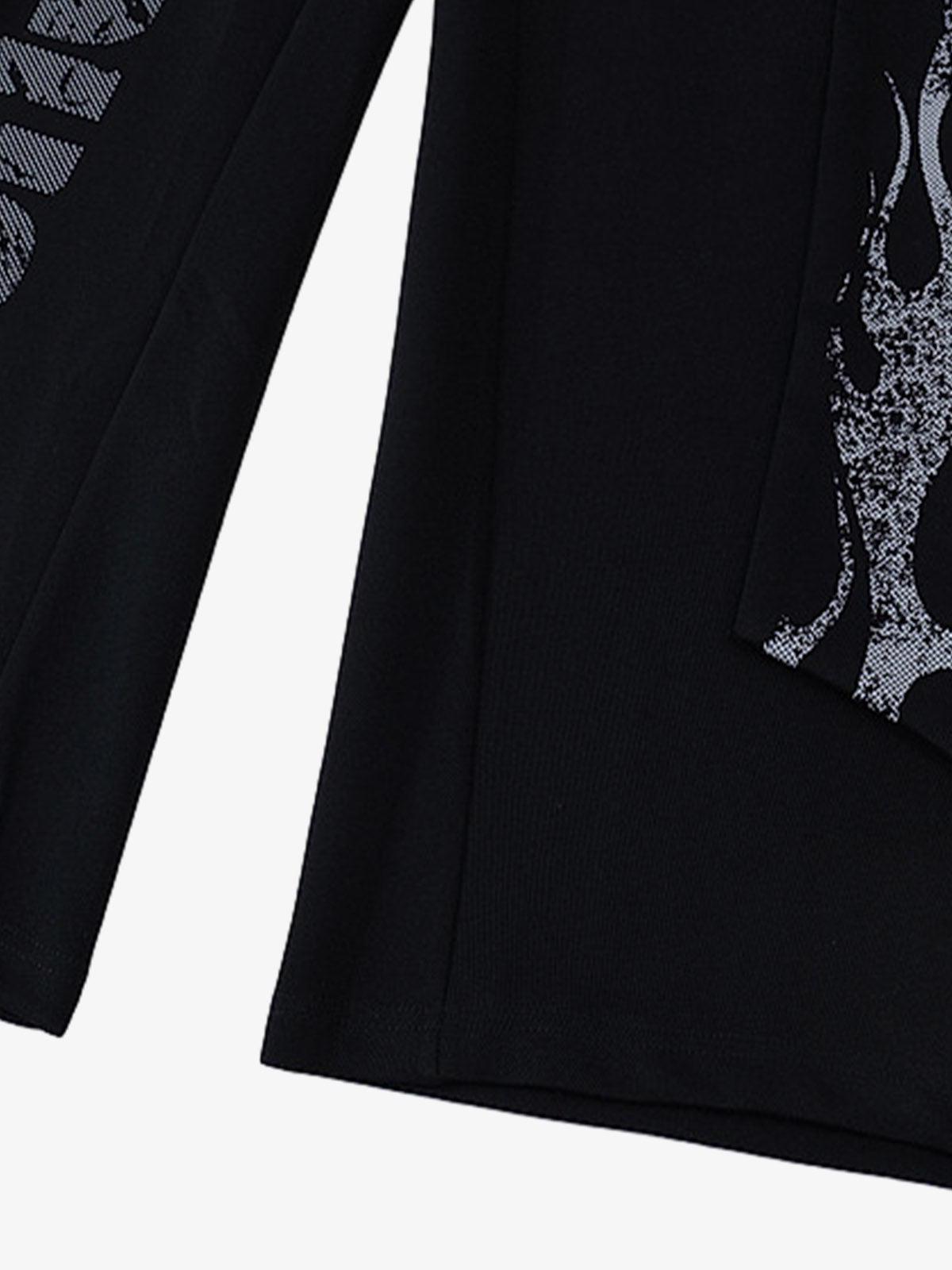 Dark Street Letter Flame Sweatpants