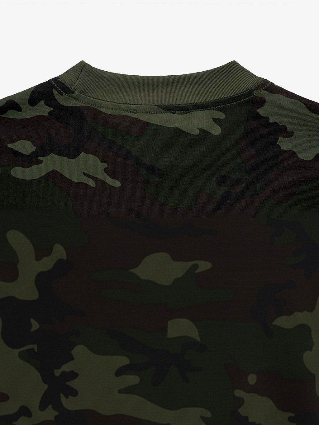 Camouflage Script Logo Graphic T-Shirt