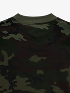 Camouflage Script Logo Graphic T-Shirt