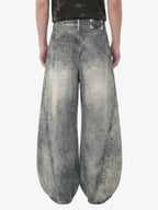 Washed Scorpion Graphic Panel Pants