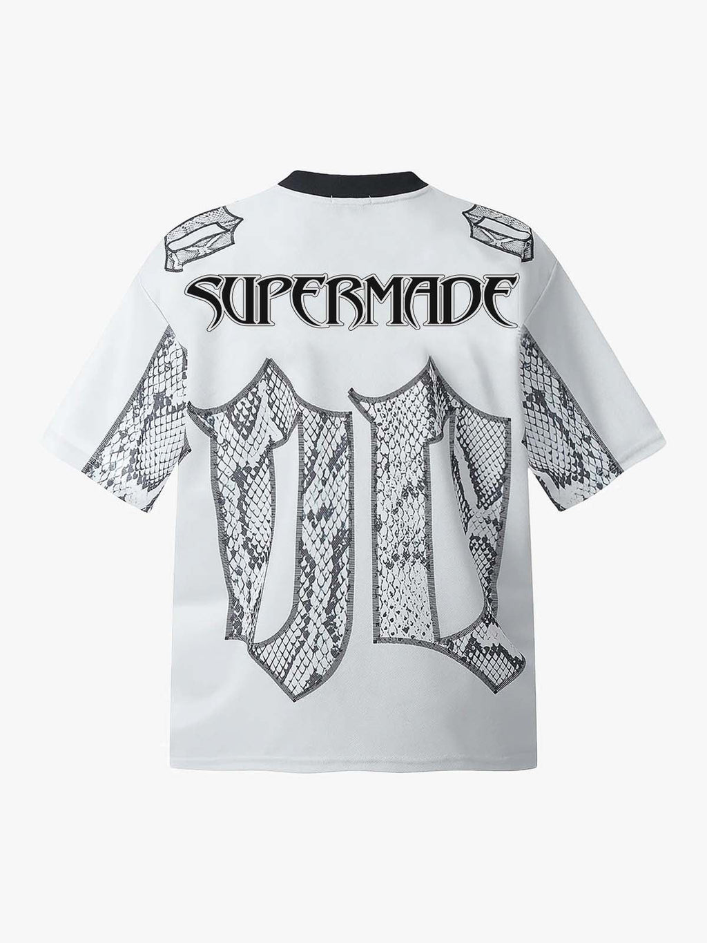 Jersey Style Snake Print T-Shirt - 2418