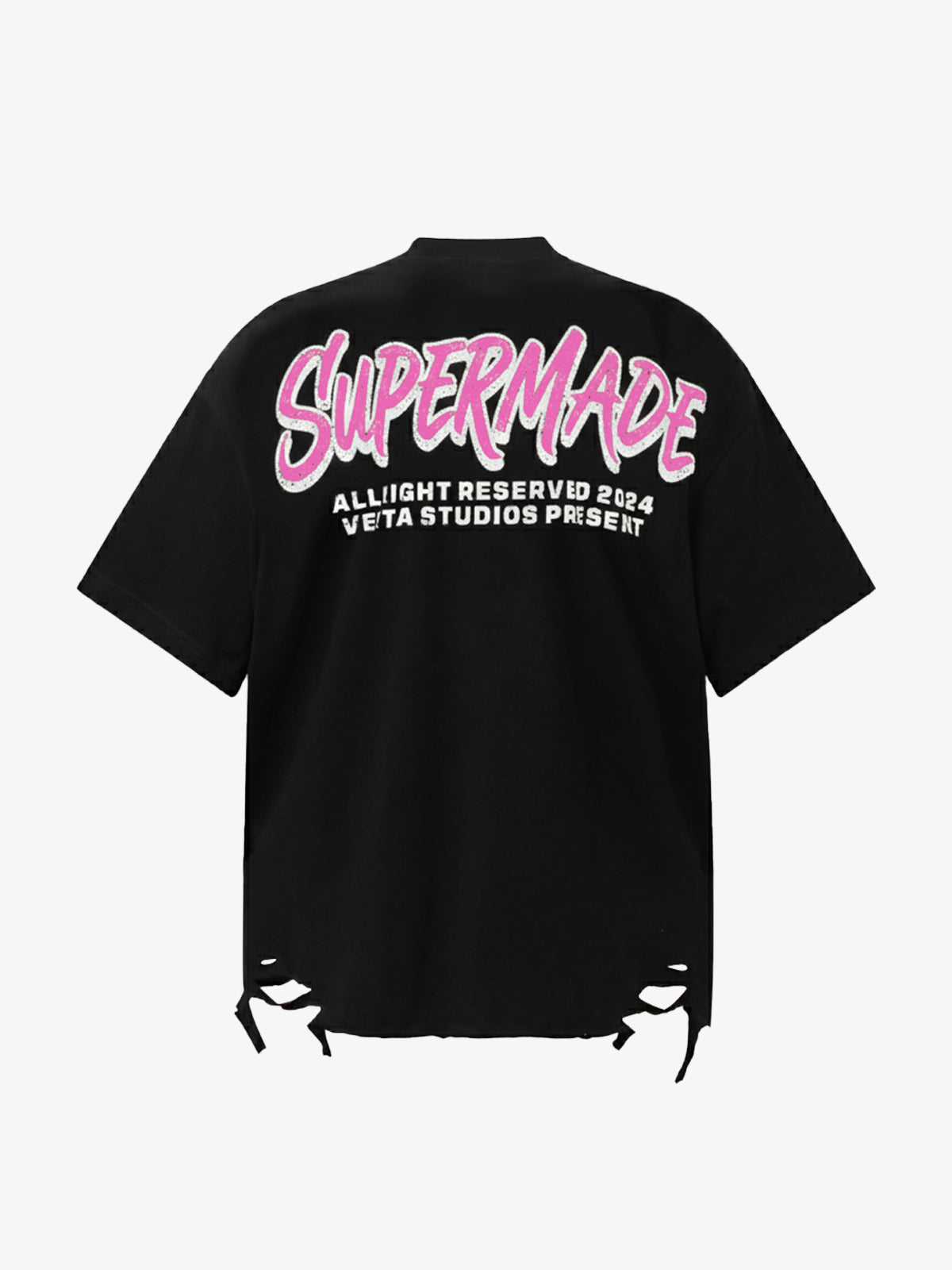 Retro Letter Graphic T-Shirtc - 2603