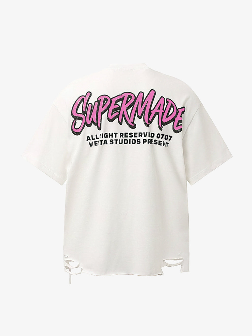 Retro Letter Graphic T-Shirtc - 2603