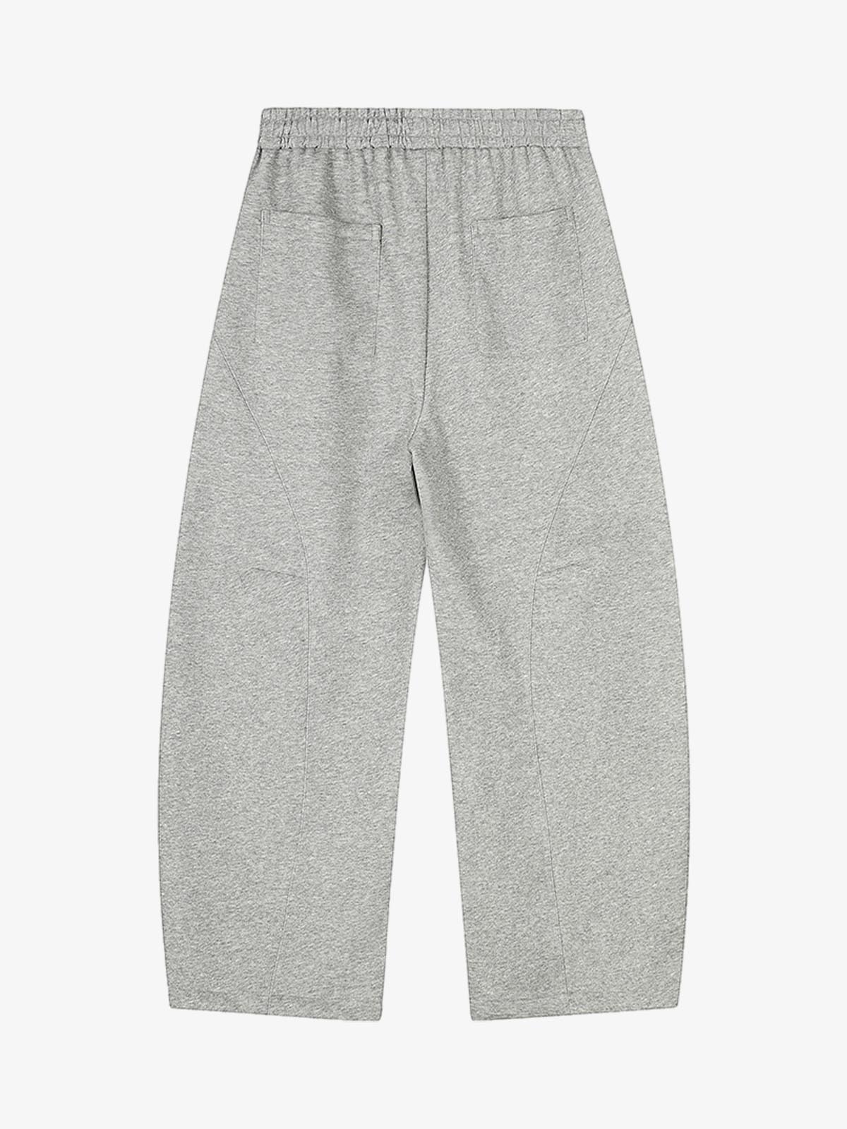 Riveted Pleated Drawstring Barrel Pants