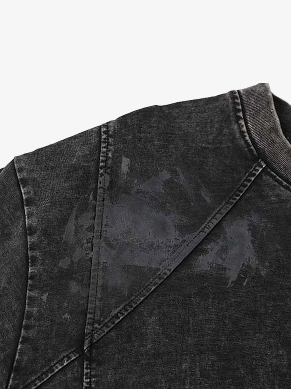 Vintage Washed Panel Seam Oversized T-Shirt