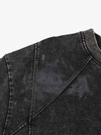 Vintage Washed Panel Seam Oversized T-Shirt