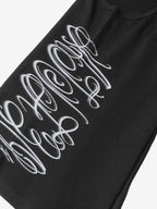 Street Ribbed Slim Fit Printed Vest