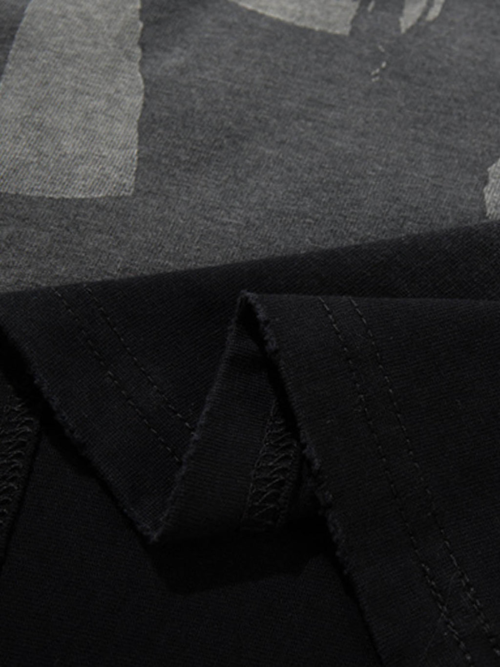 Washed Graphic Print Cotton T-Shirt