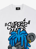 Theprecipice Graffiti Trend Blue Dreadlock Boy T-Shirt