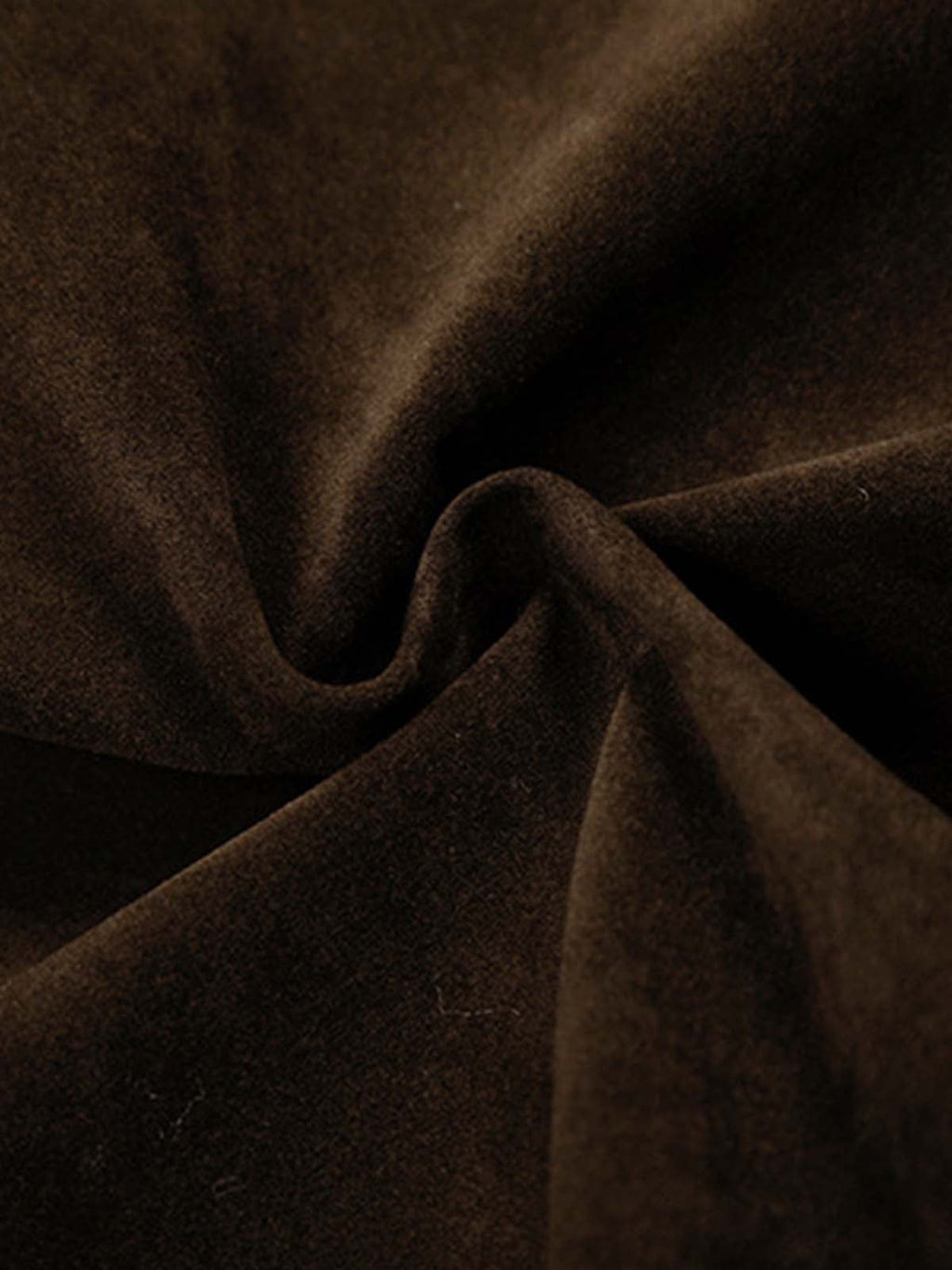 Utility Faux Shearling Collar Suede Look Zip Up Jacket