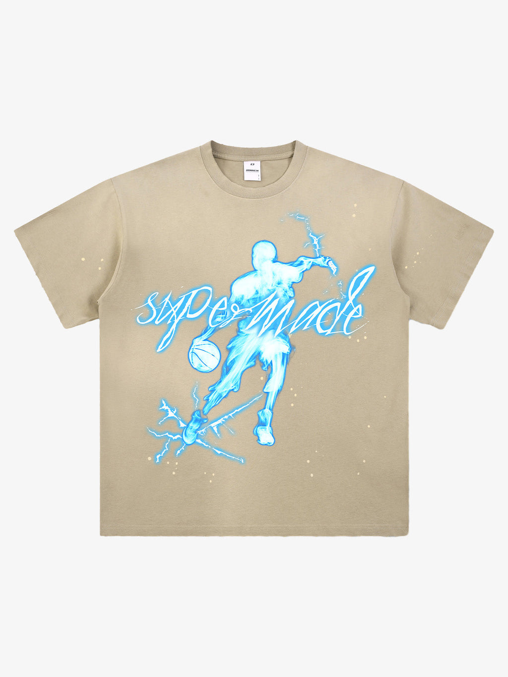 precipice Energy Burst Basketball Electric Graphic T-Shirt