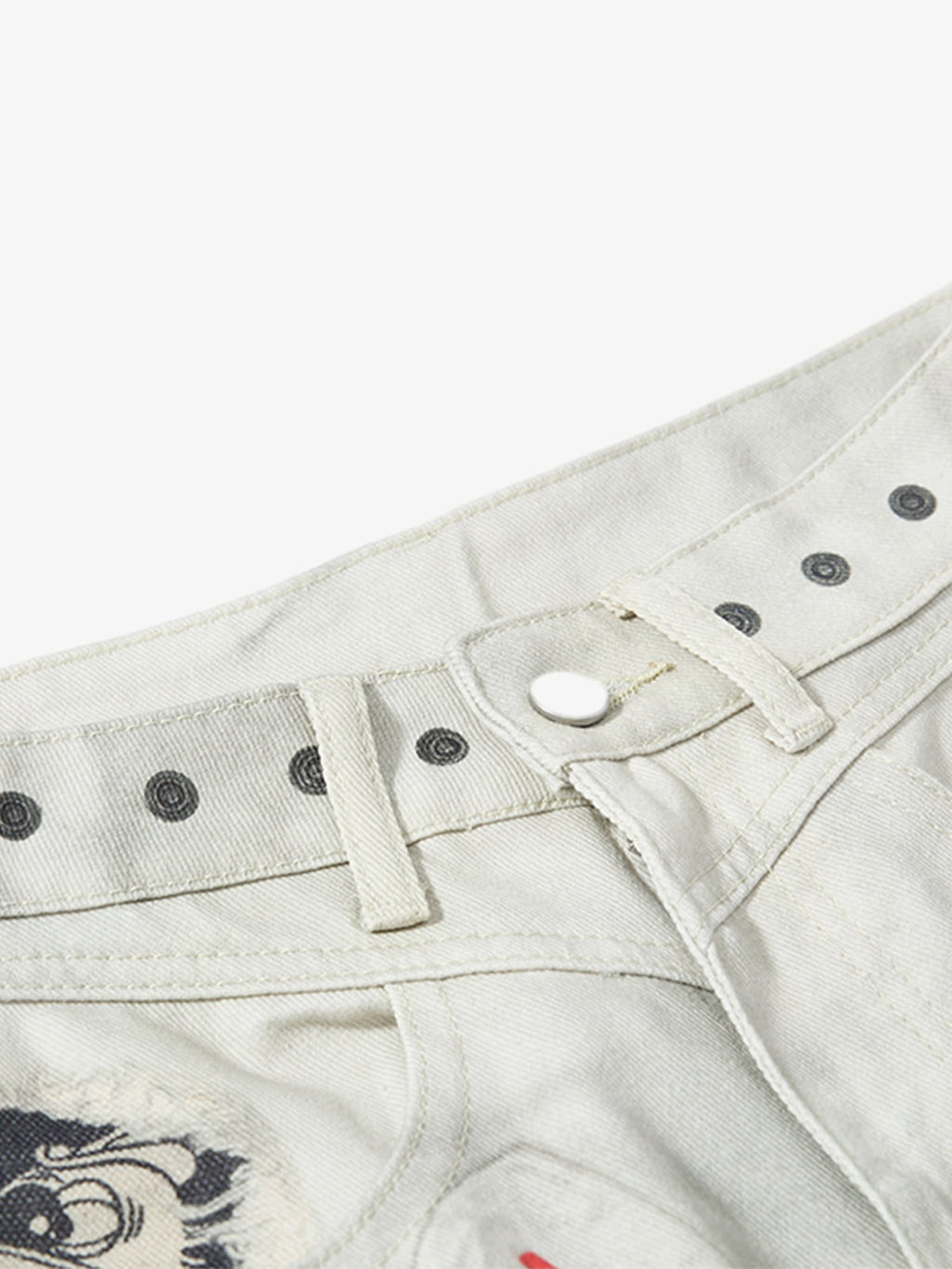 Vintage Dirty-Dyed Washed Wide-Leg Cargo Pants - 2559
