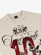 Vintage Soccer Player Graphic Number 10 T-Shirt