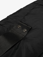 Vintage Asymmetric Zip High-Neck Puffer Jacket