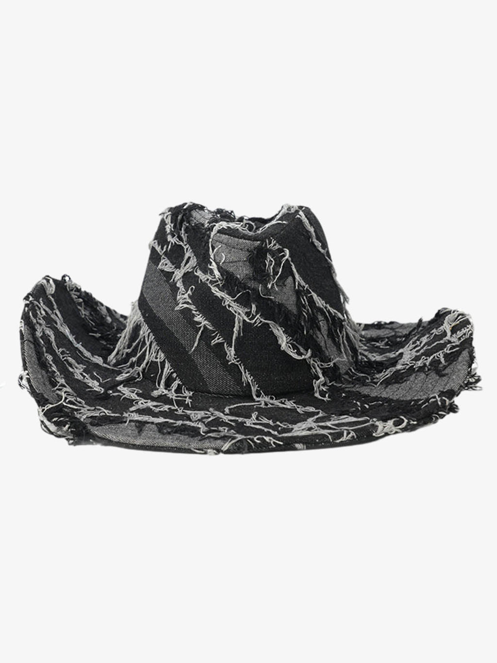 Distressed Patchwork Cowboy Hat