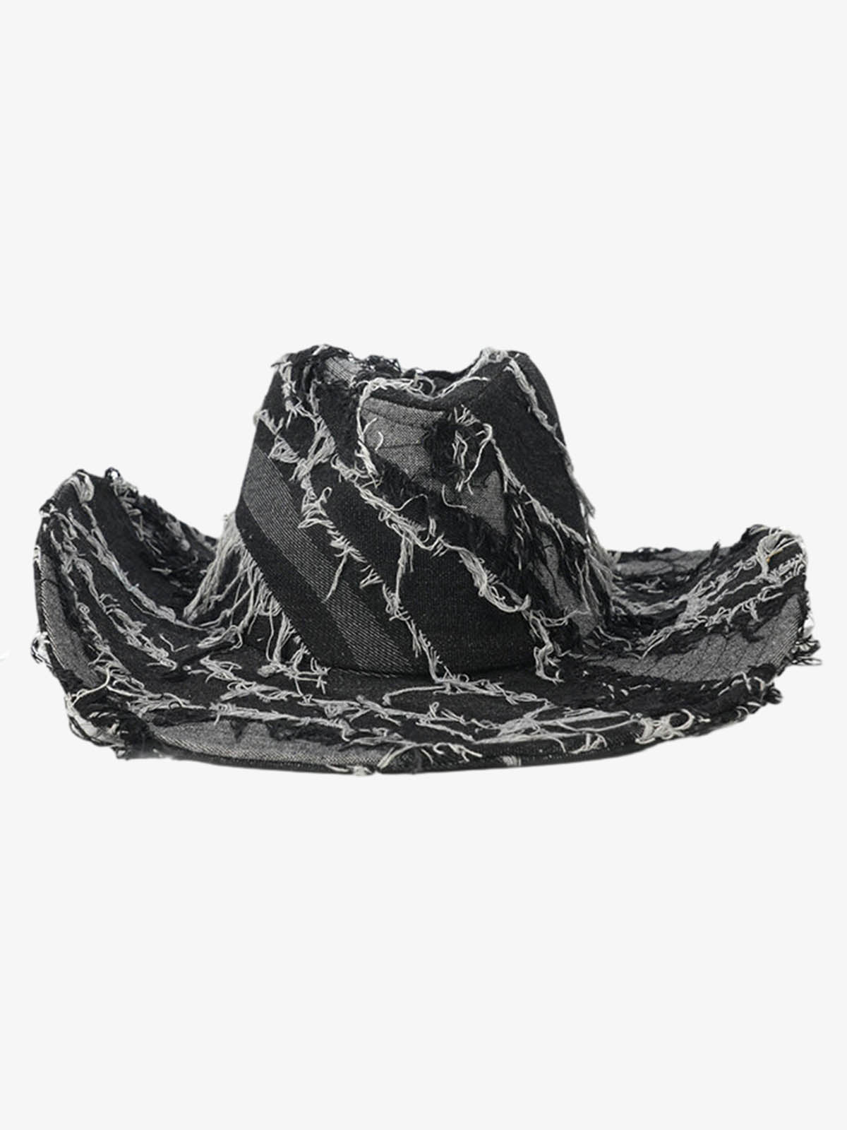 Distressed Patchwork Cowboy Hat