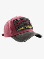 Streetwear Vintage Patch Embroidered Baseball Cap