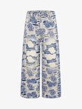 Jacquard Distressed Denim Jeans