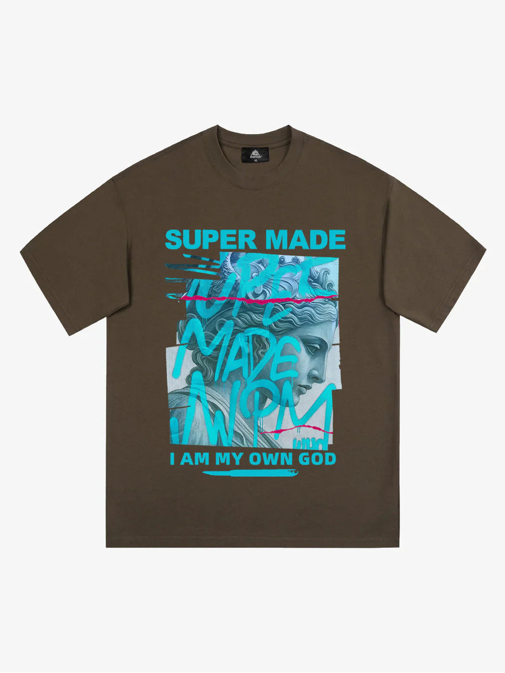 precipice Blue Art Graffiti Pattern T-Shirt