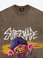 Theprecipice Cartoon Graffiti Trendy Weird Kid T-Shirt
