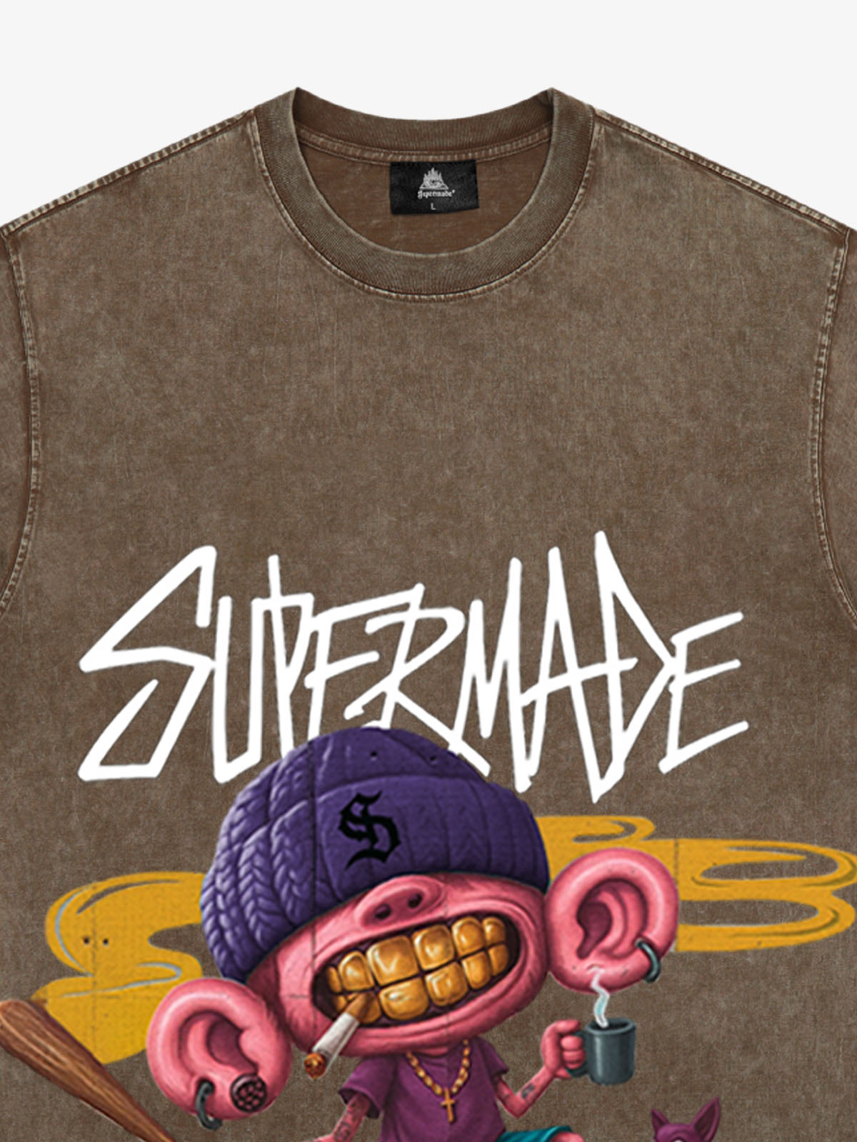 Theprecipice Cartoon Graffiti Trendy Weird Kid T-Shirt