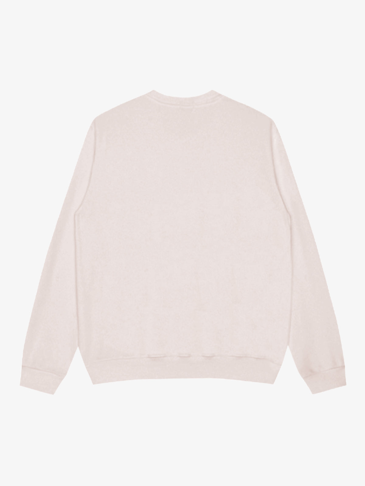 Street Contrast Design Slogan Print Round Neck Sweatshirt